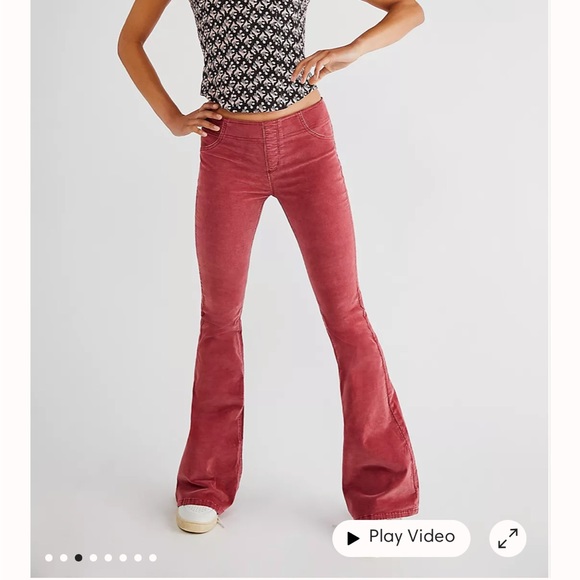 Free People Pants - Free People Pull On Corduroy Flare size 31